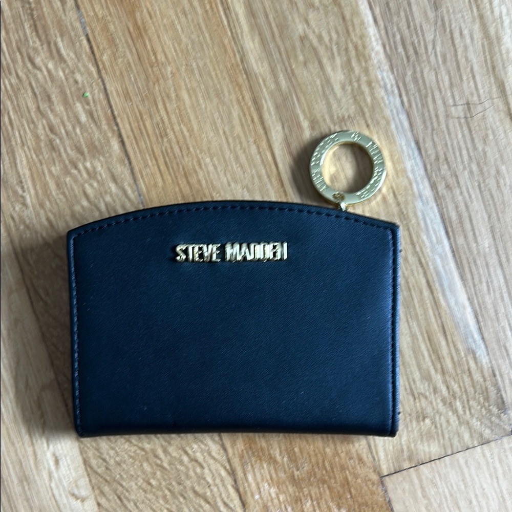 SOLD- Steve Madden Black Card Holder